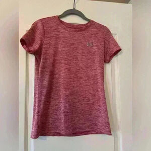 Under Armour HeatGear Dri Fit Dark Pink Top SZ XS